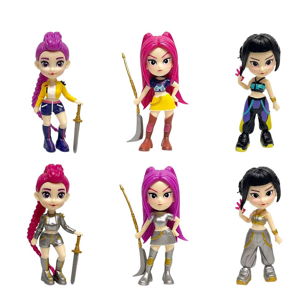 Kpop Demon Hunters Huntrix Figure Keychain Blind Box Trading Card - Candle Queen Candles