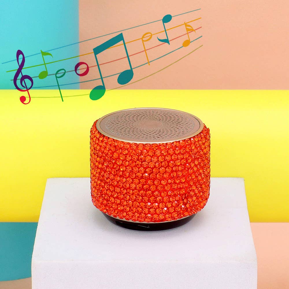 Mini Portable Bling Studded Wireless Speaker
: HEMATITE