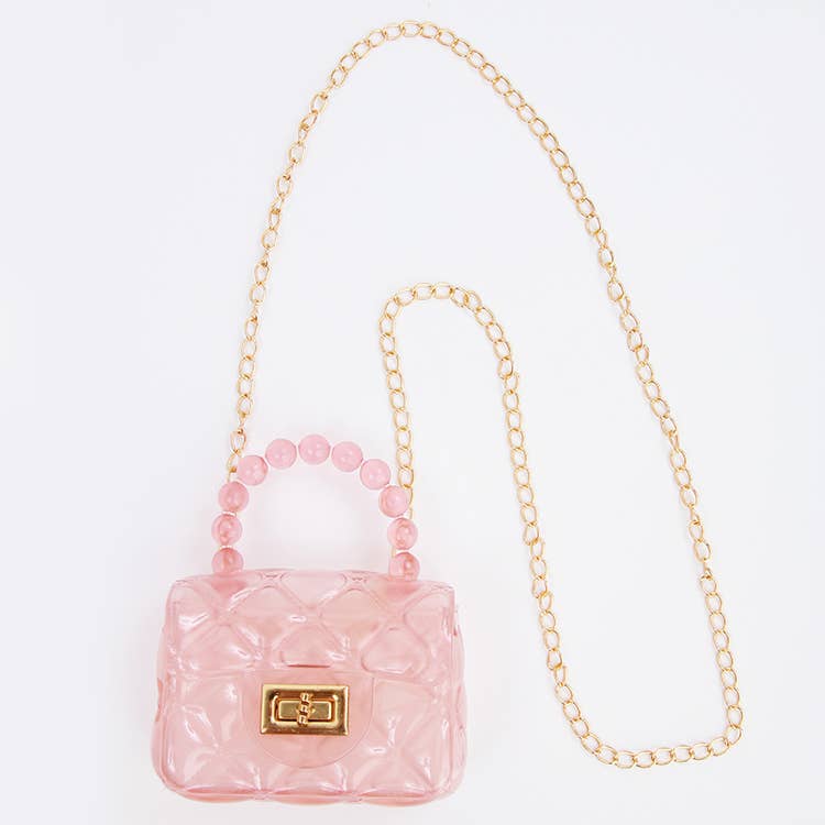Clear Jelly Purse: Orange