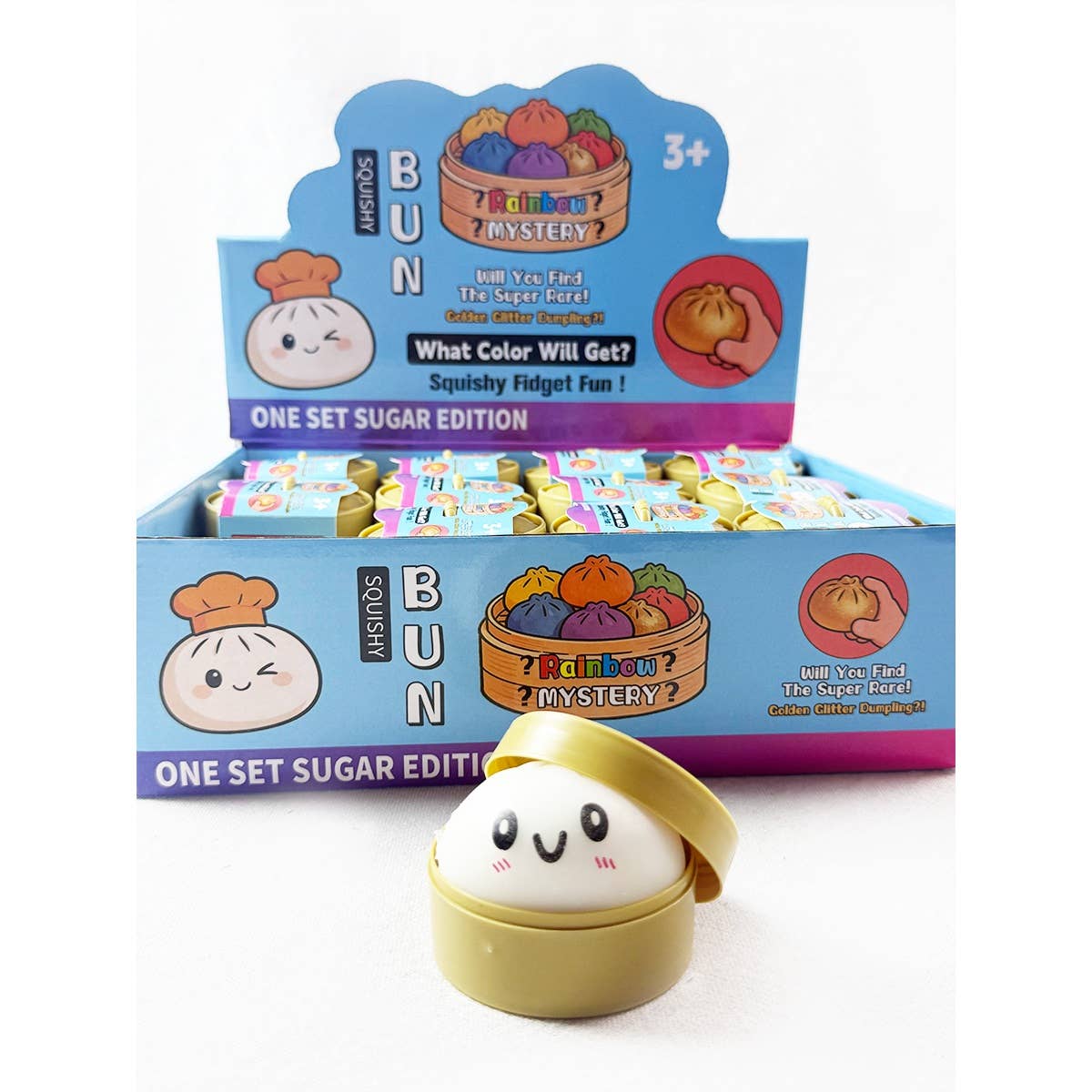 Color Changing Mini Dumpling Squishy Toy: MIX COLOR / ONE(24)