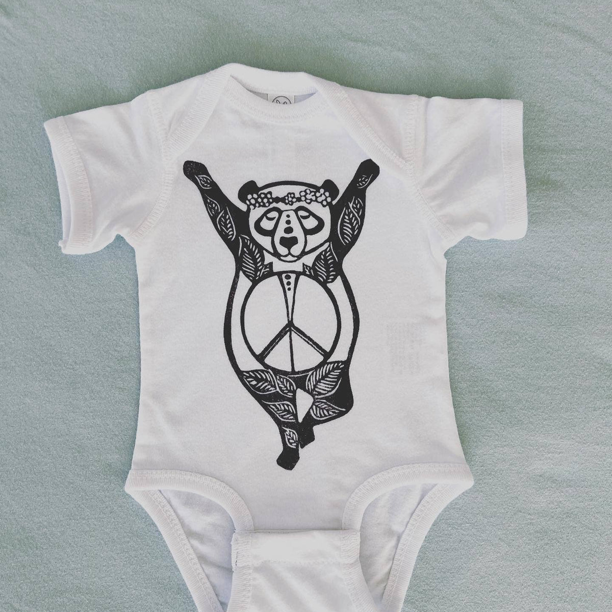 Inner Peace Panda Baby Onesie