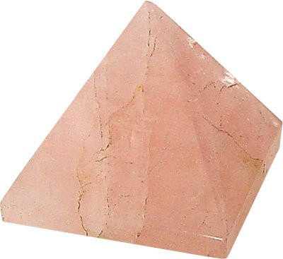 Rose Quartz Pyramid (25mm-30mm) - Candle Queen Candles