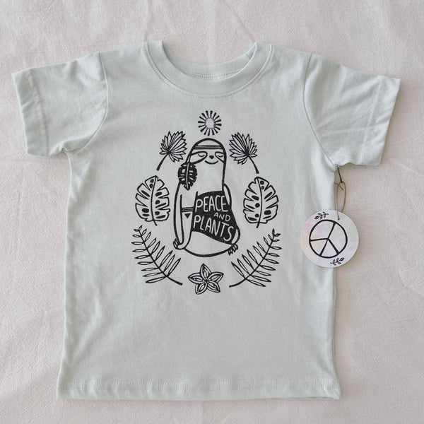 Free Spirit Sloth Kids Tee Shirt: 2T