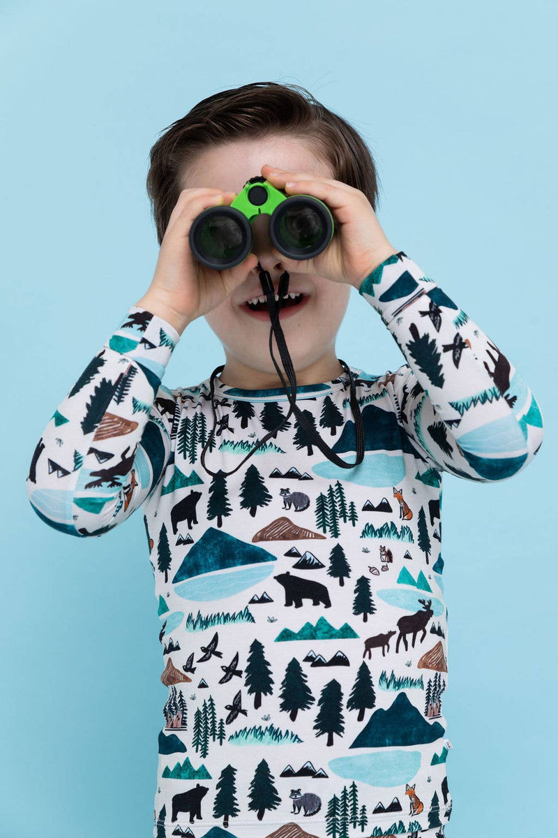 Kids Bamboo Pajamas - Into The Wild Mountain : 3