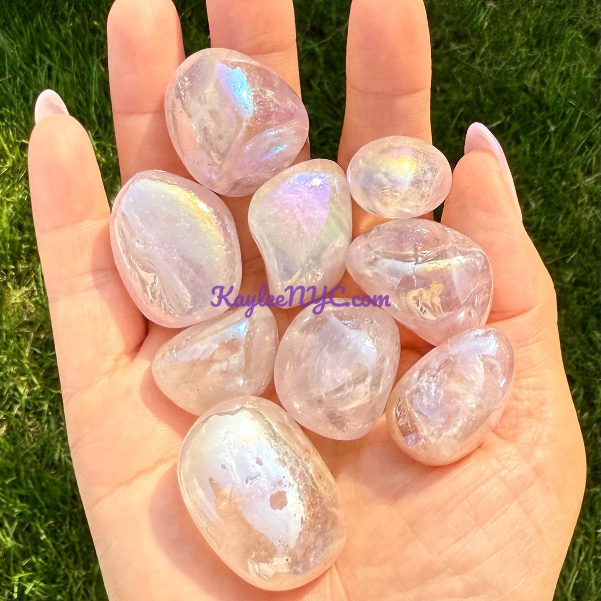 Angel Aura Rose Quartz Tumble Healing
