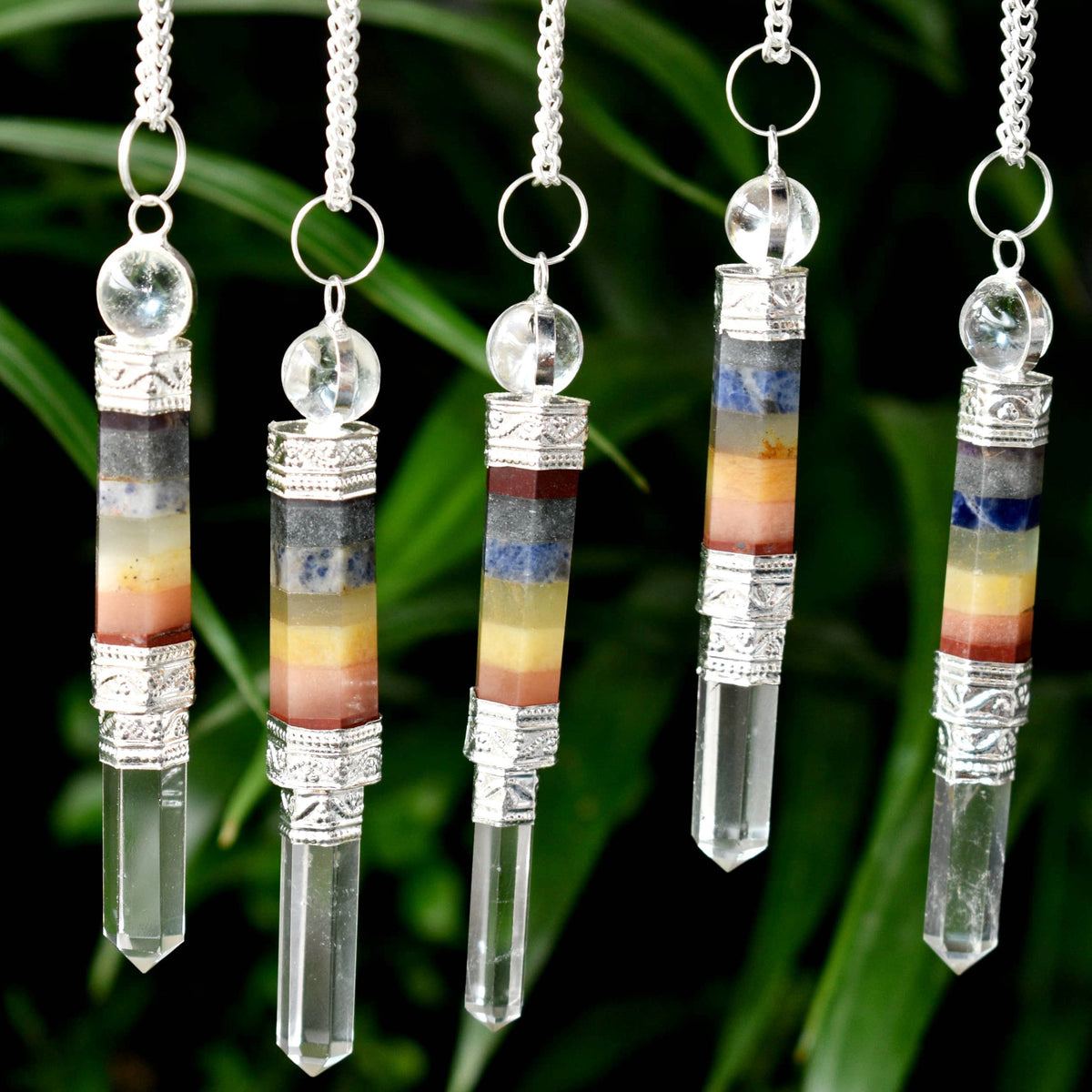 Dowsing Pendulum | Chakra Pendulum | Faceted Pendulums: Faceted - Candle Queen Candles