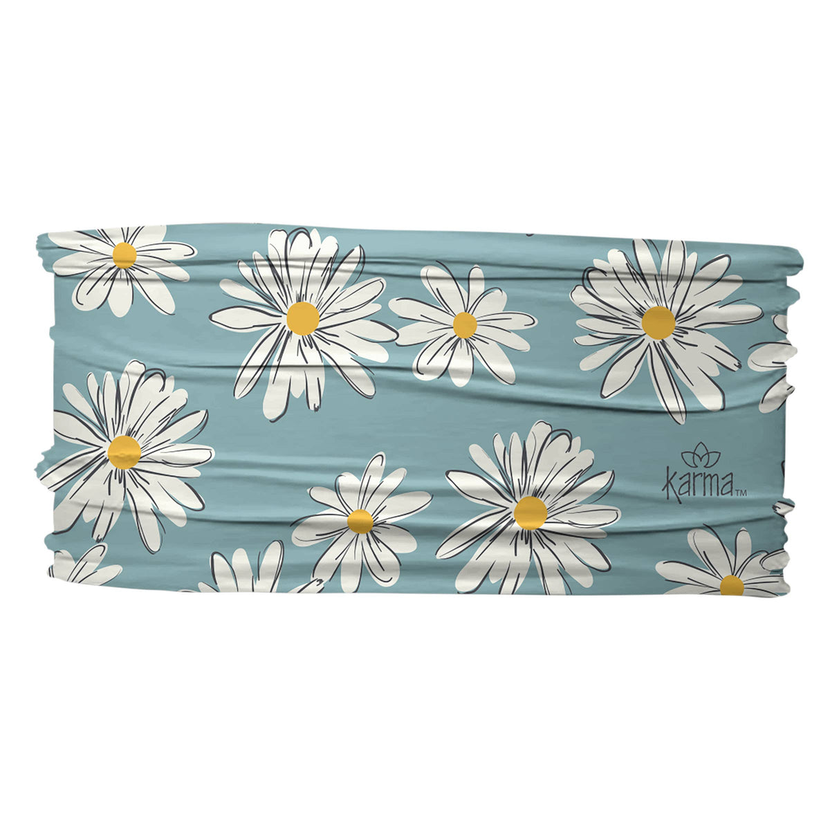 Thin Headband: Lime Floral