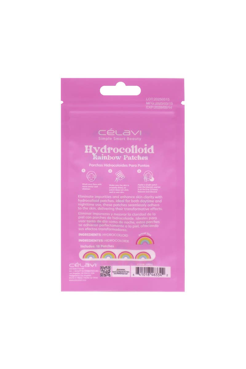 Celavi AP016 Rainbow Acne Hydrocolloid Spot Patches - 12
