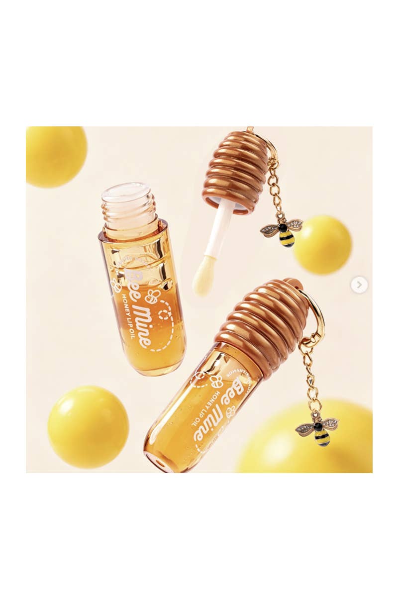 Romantic Beauty LO-8468 Bee Mine Honey Lip Oil &Keychain -12