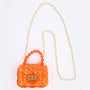 Clear Jelly Purse: Orange