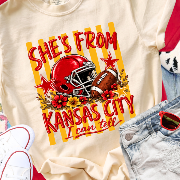 She's From Kansas City, I Can Tell tee