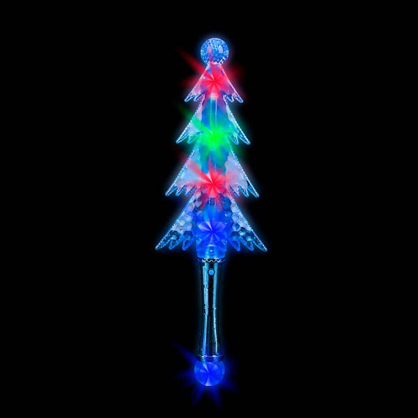 15" LIGHT-UP CHRISTMAS TREE WAND