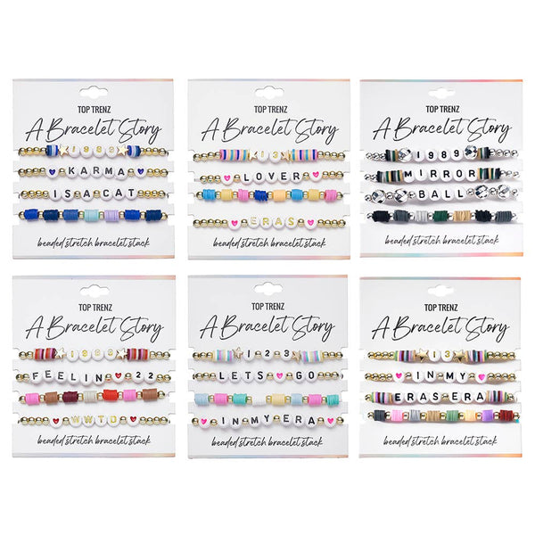 A Bracelet Story - Eras Edition Beaded Stretch Bracelets Set