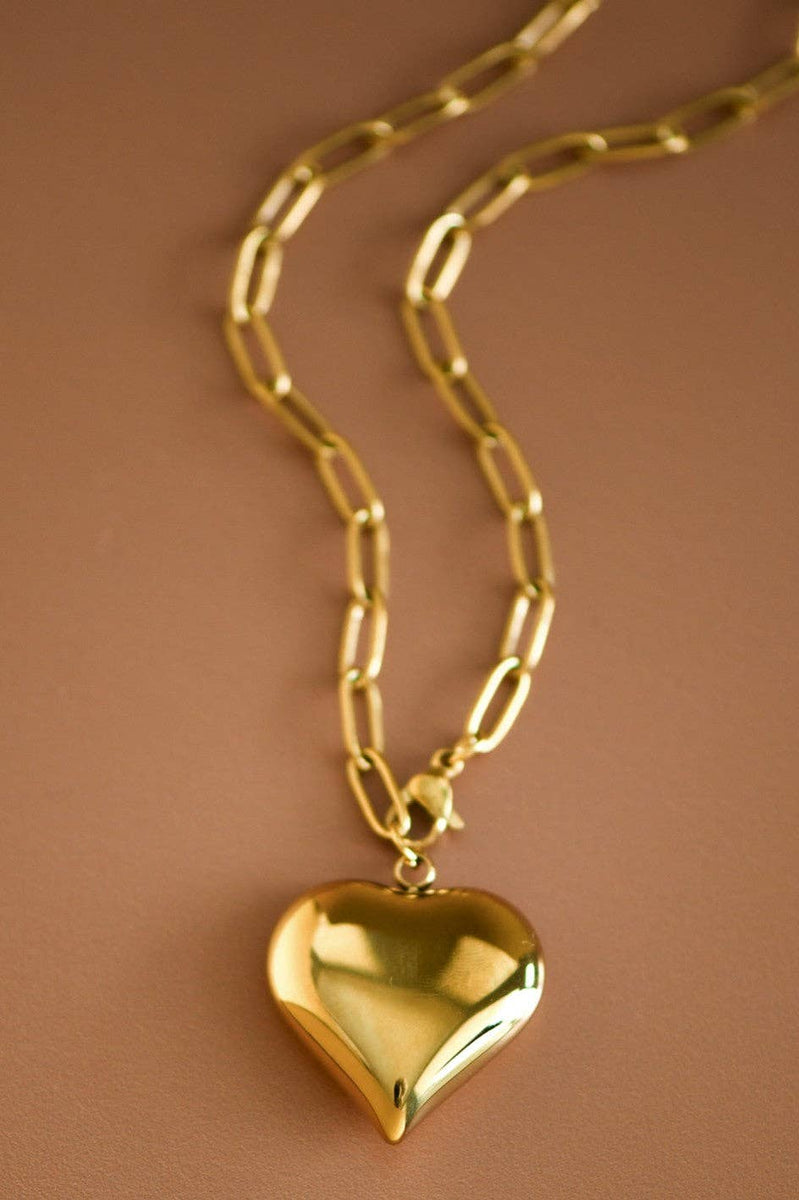 18K Gold Plated Waterproof Stainless Steel Chain Necklace