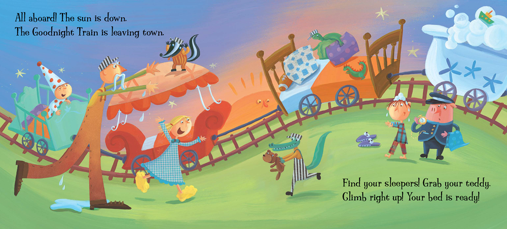 Goodnight Train Board Book, June Sobel