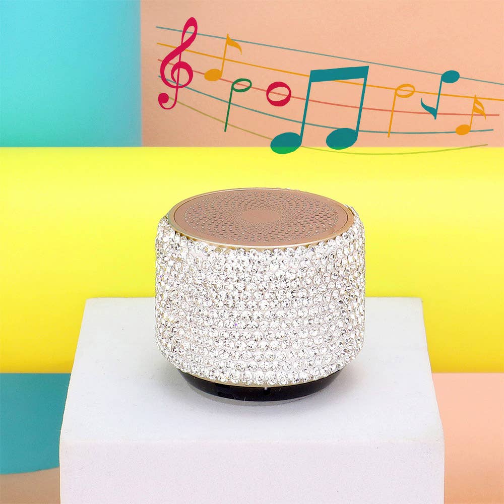 Mini Portable Bling Studded Wireless Speaker
: HEMATITE