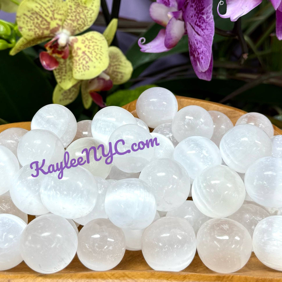 2 Lbs Natural Selenite aka Satin Spar Tumble Healing Energy