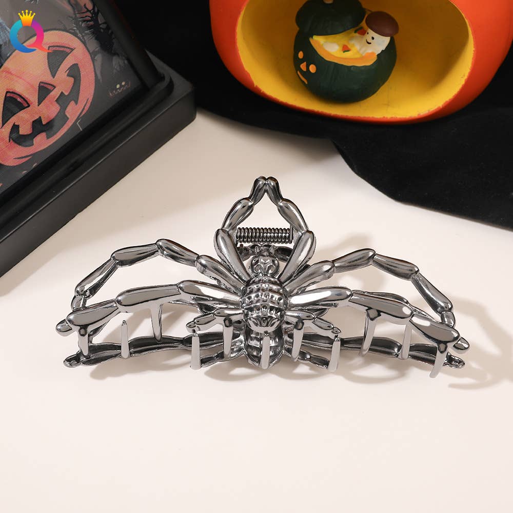 Halloween Hair Clip Metal Spider Hair Clip claw