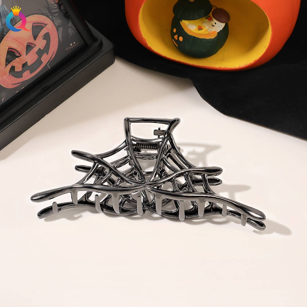 Halloween Hair Clip Metal Spider Hair Clip claw
