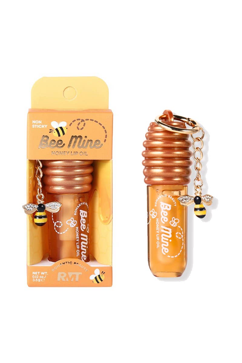 Romantic Beauty LO-8468 Bee Mine Honey Lip Oil &Keychain -12