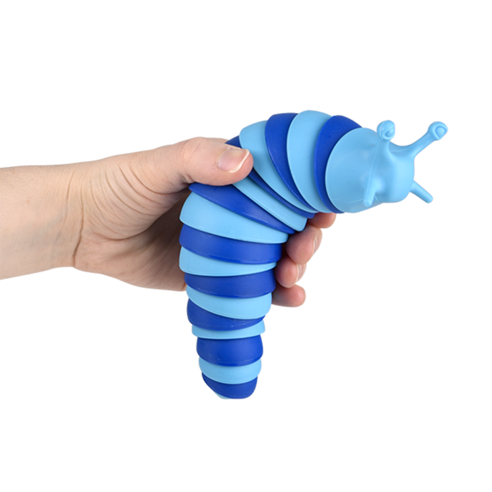 7" LIGHT-UP WIGGLE SENSORY SLUG 12CT