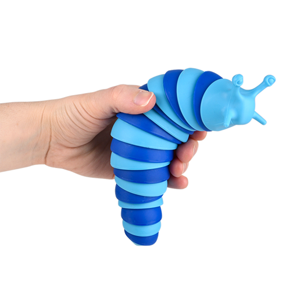 7" LIGHT-UP WIGGLE SENSORY SLUG 12CT