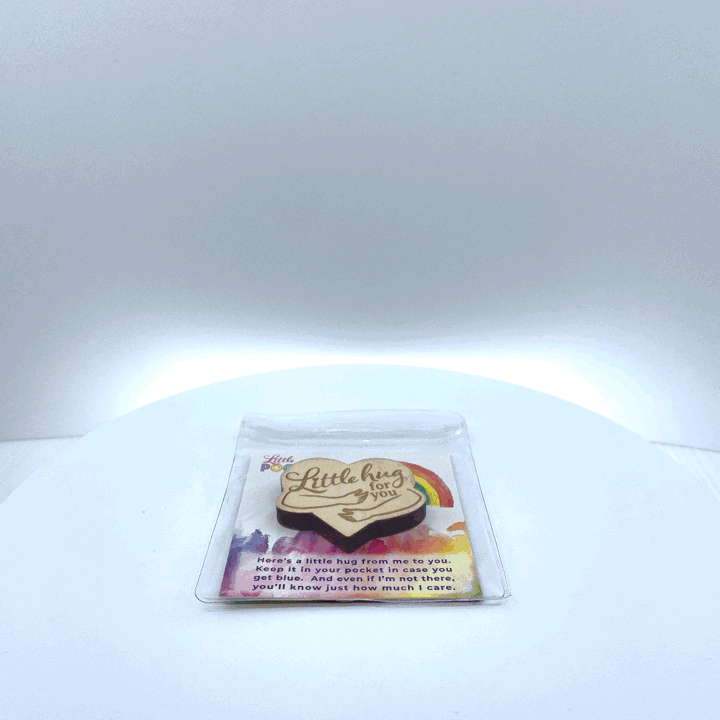 Little Pocket Wood Keepsake Token with Card