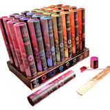 Himalayan Chakra Incense Sticks w/Burner: Sacral: Sandalwood - Candle Queen Candles