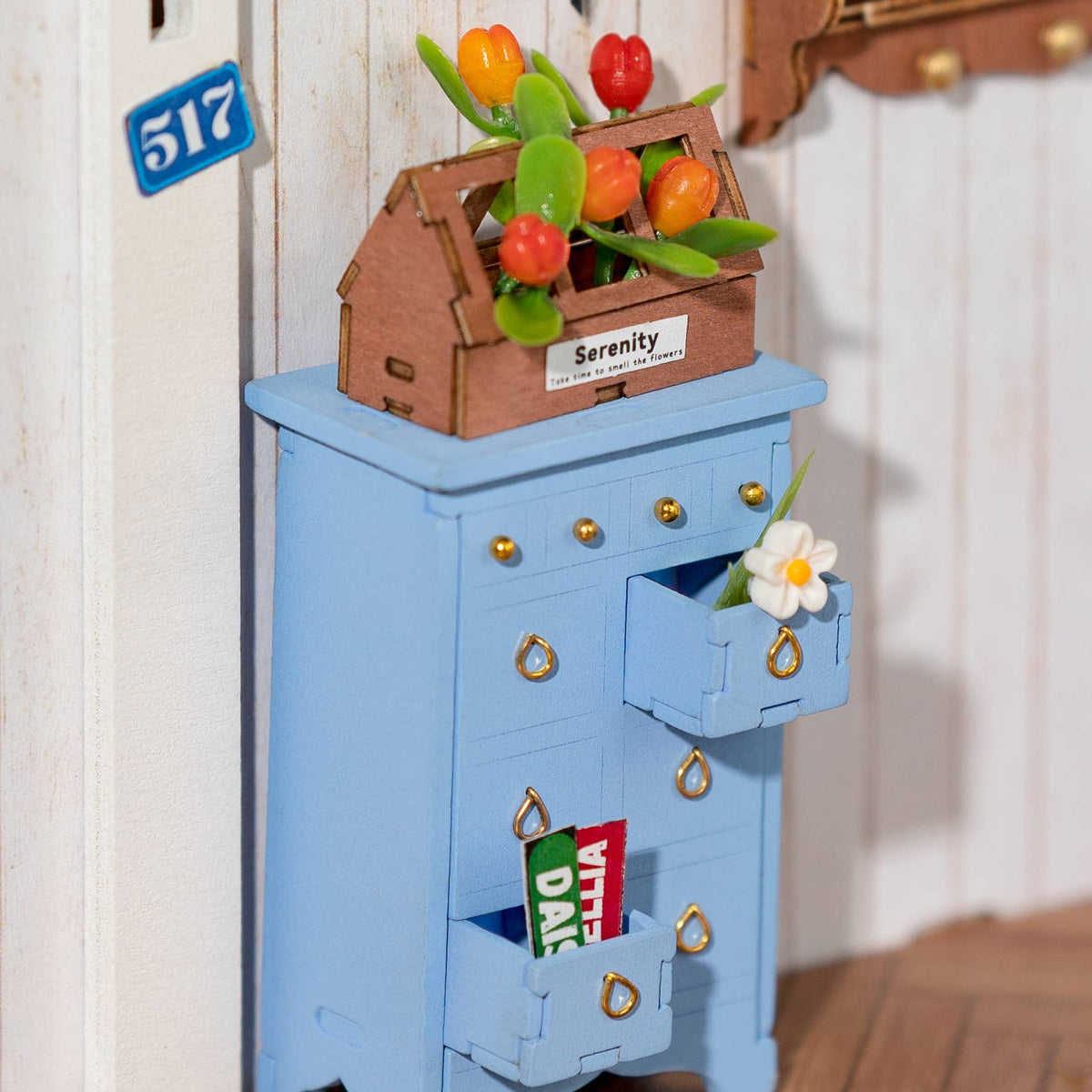 DIY Miniature House Kit: Dreamy Garden House