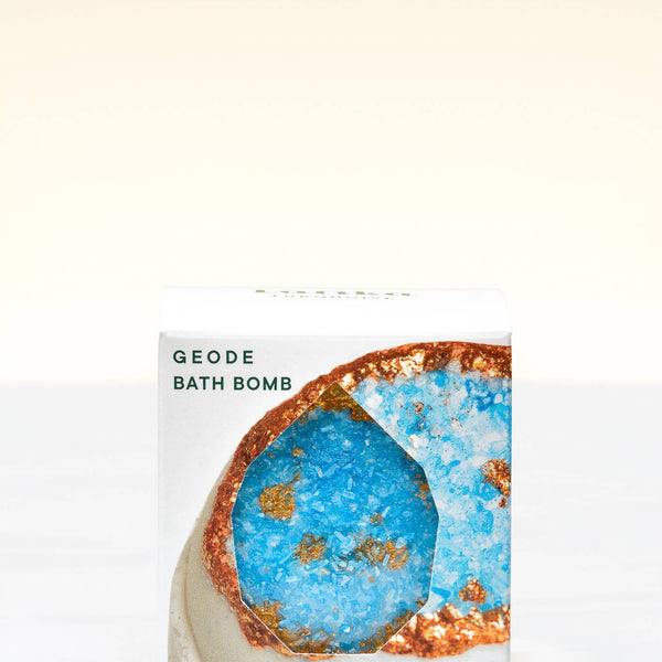 SaLe! Crystal Geode Bath Bomb | Turquoise| Blue and Gold 💎