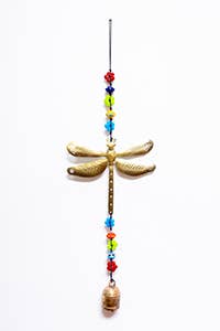 Hidden In The Garden - Dragonfly: beads & bell