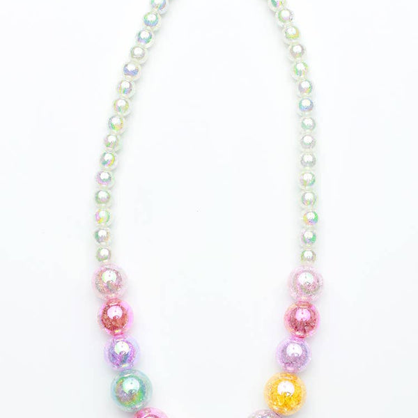 Watercolor Necklace: White