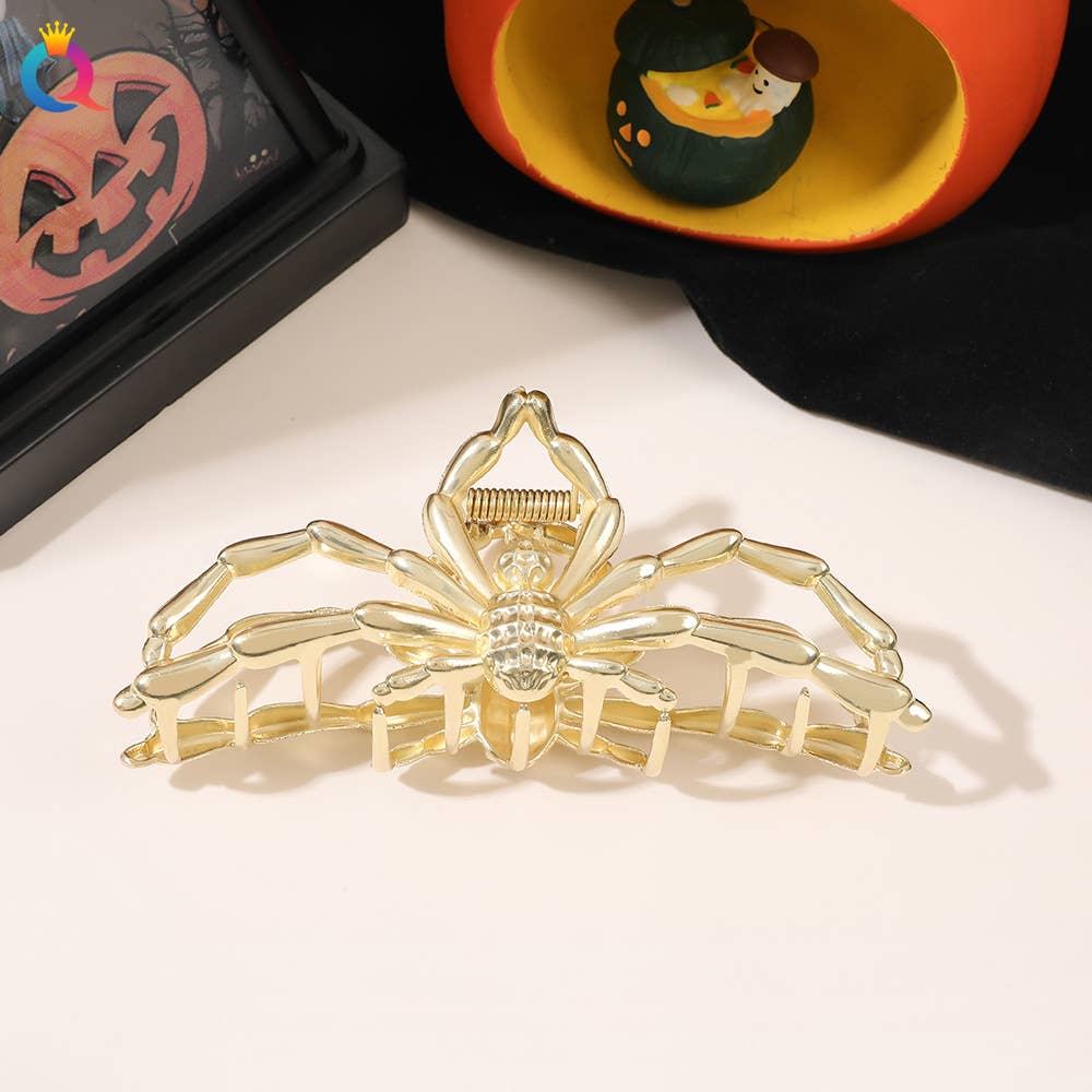 Halloween Hair Clip Metal Spider Hair Clip claw