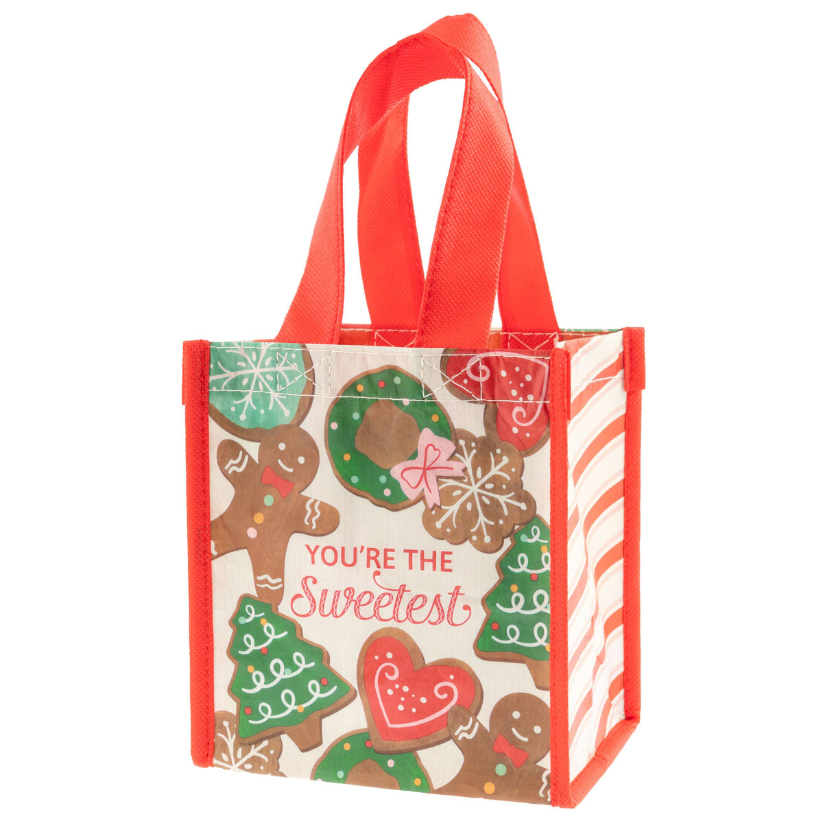 Holiday Recycled Small Gift Bags: Candy Kisses
