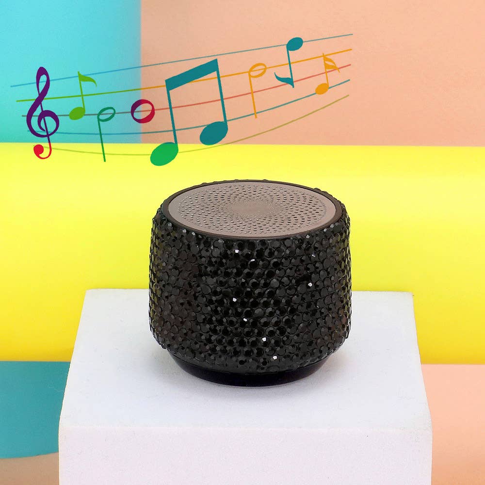 Mini Portable Bling Studded Wireless Speaker
: HEMATITE