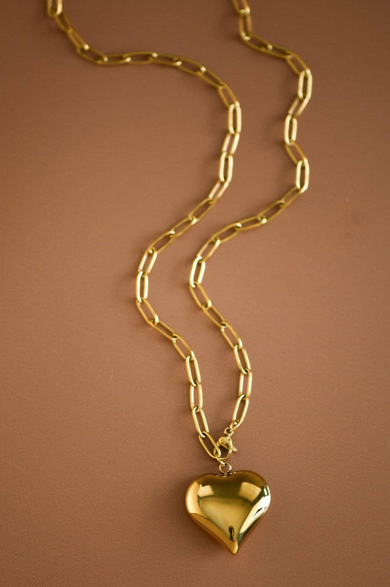 18K Gold Plated Waterproof Stainless Steel Chain Necklace