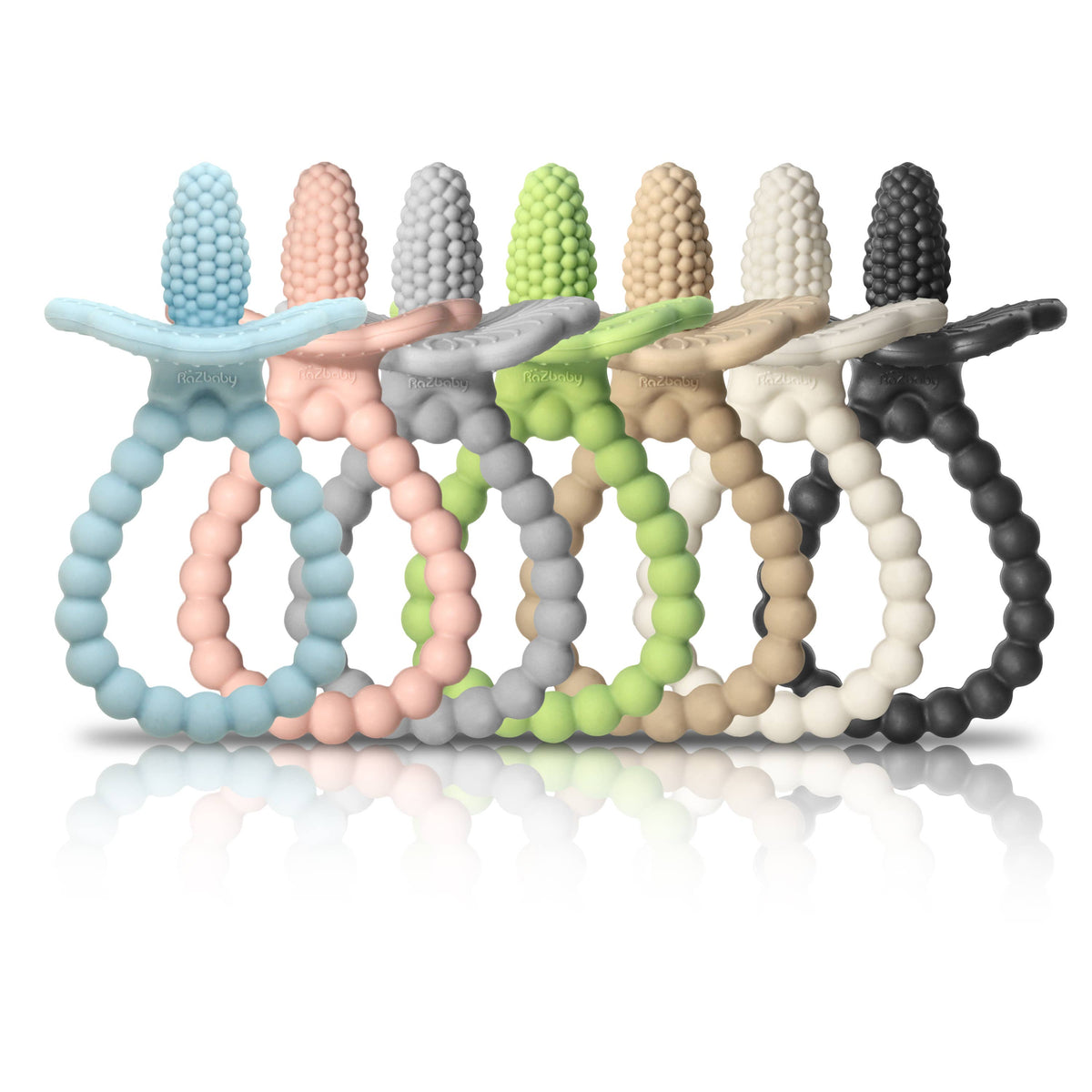 RaZberry Silicone Teether Plus: Red