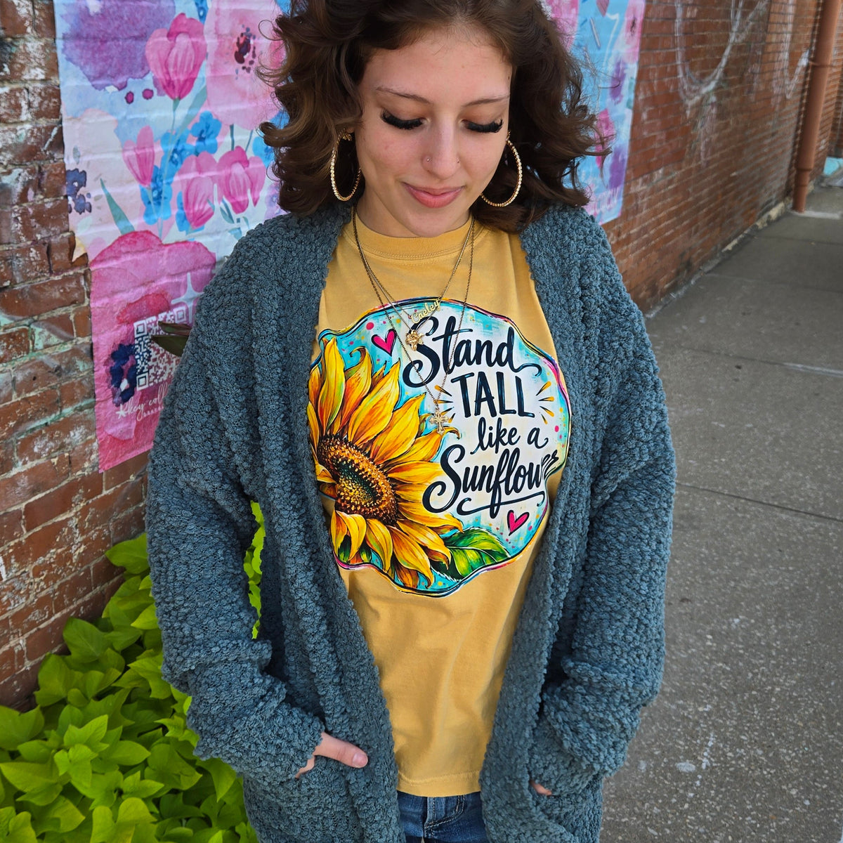 Sunflower mustard tee