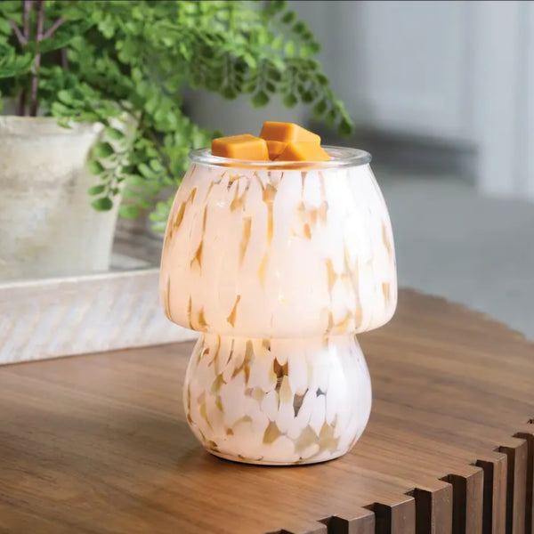 Glass Mushroom Candle Warmer