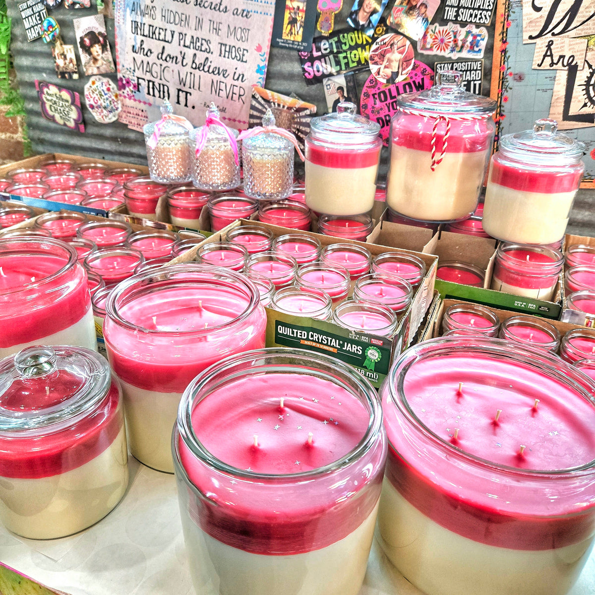 Candy Cane Candle Collection