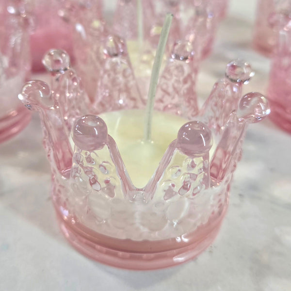 Small Crown Candles ONLY in PINK! - Candle Queen Candles