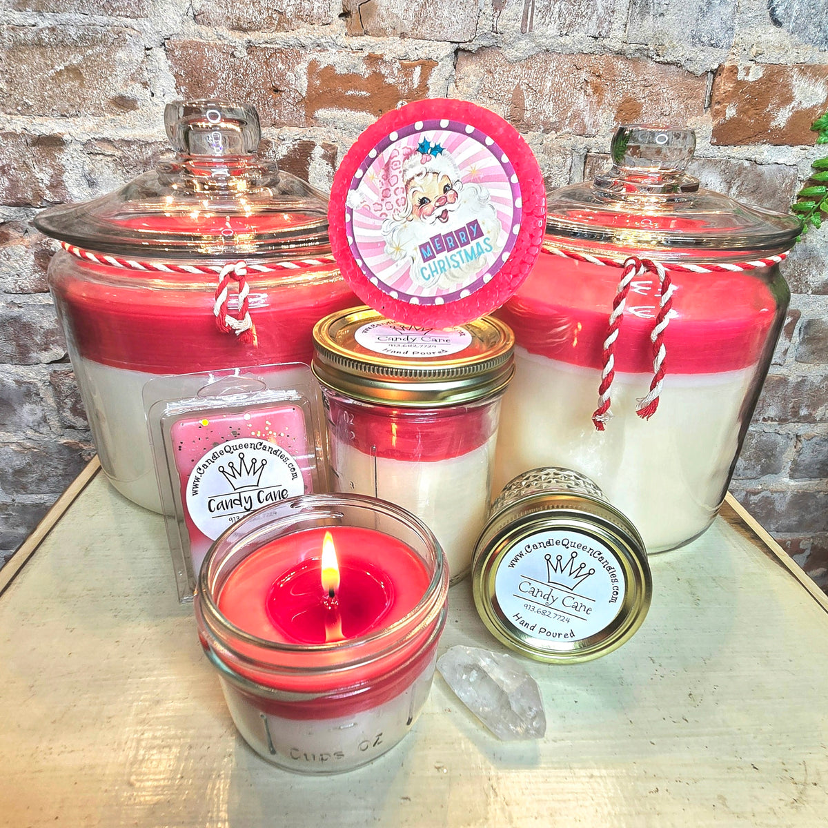 Candy Cane Candle Collection
