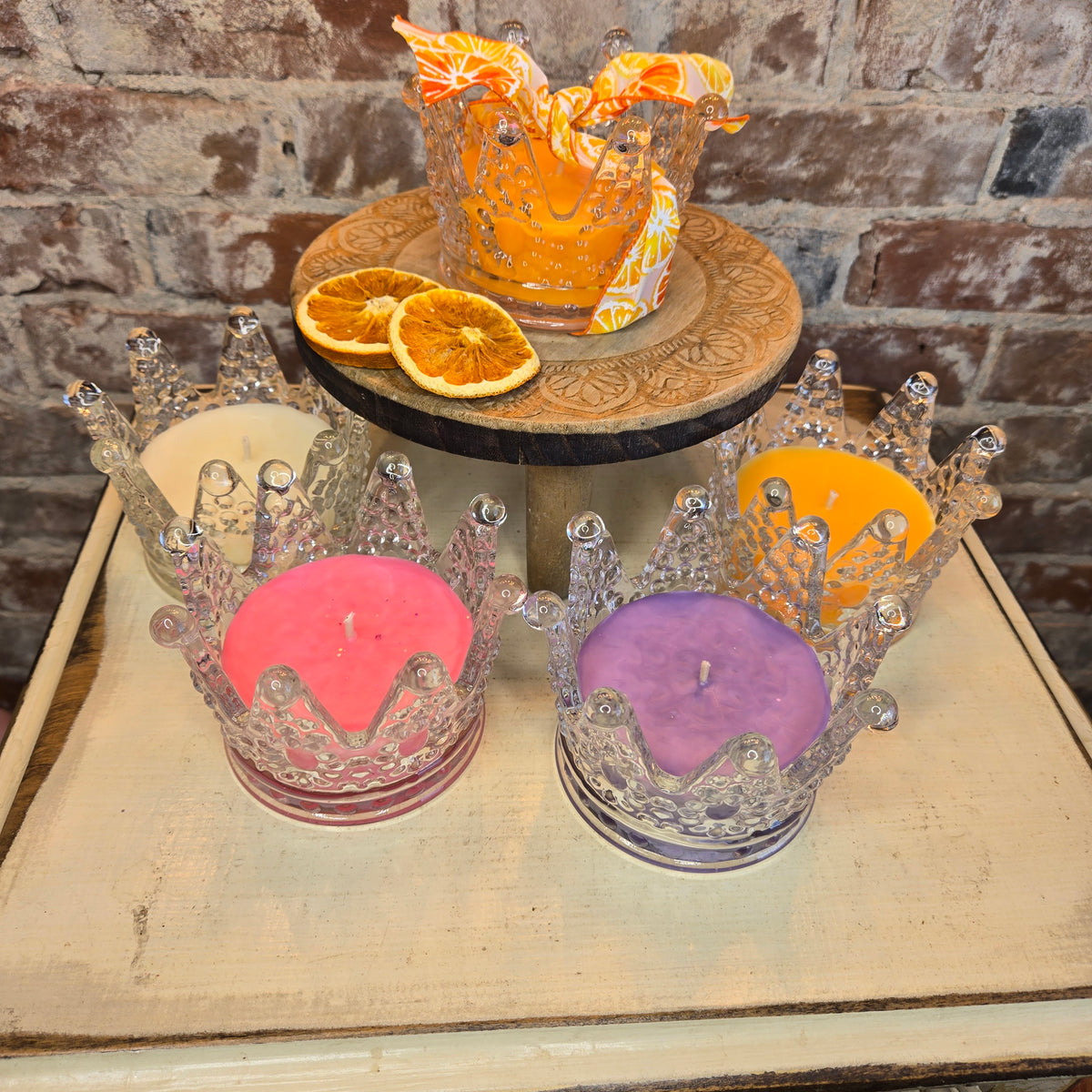 Large Crown Candles - Candle Queen Candles