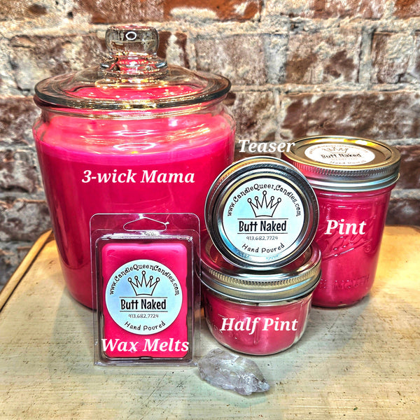 Butt Naked Candle Collection
