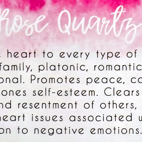 Rose Quartz tumbled stone