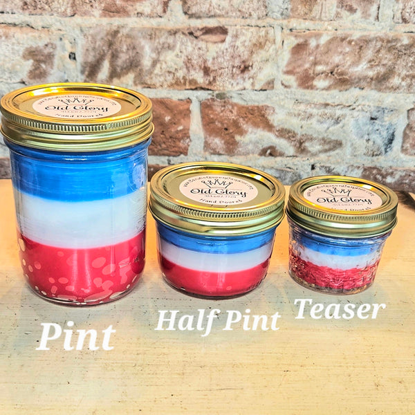 "Old Glory" Candle Collection! Red, White, & Blue Candles