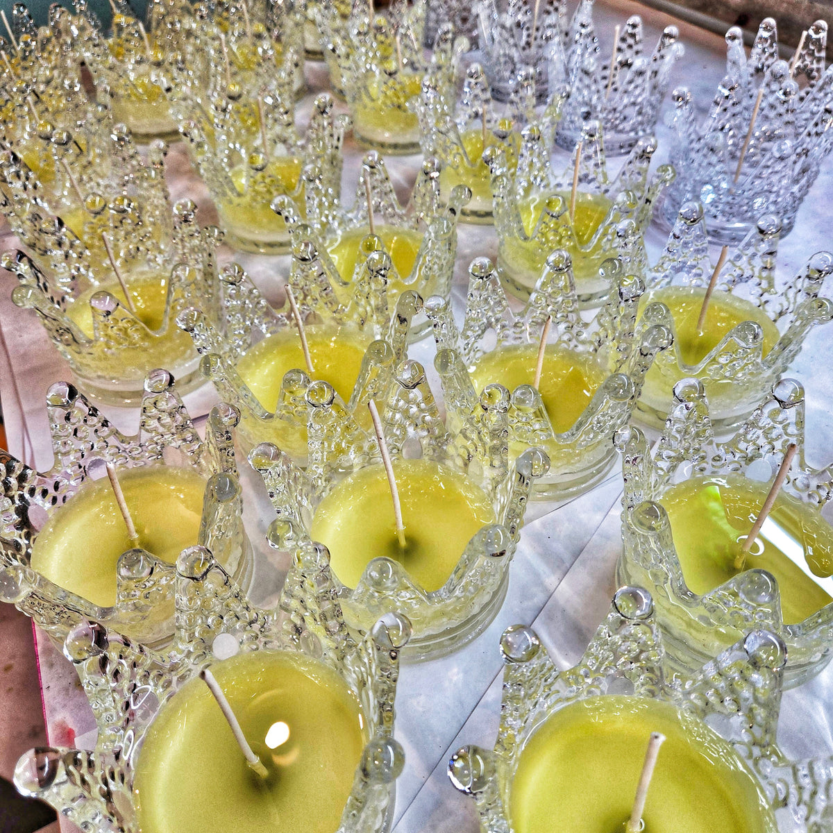 Large Crown Candles - Candle Queen Candles