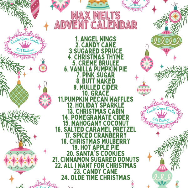 24 Wax Melts Advent Calendar