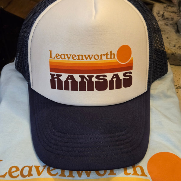 Leavenworth, Kansas Hat: Navy/White