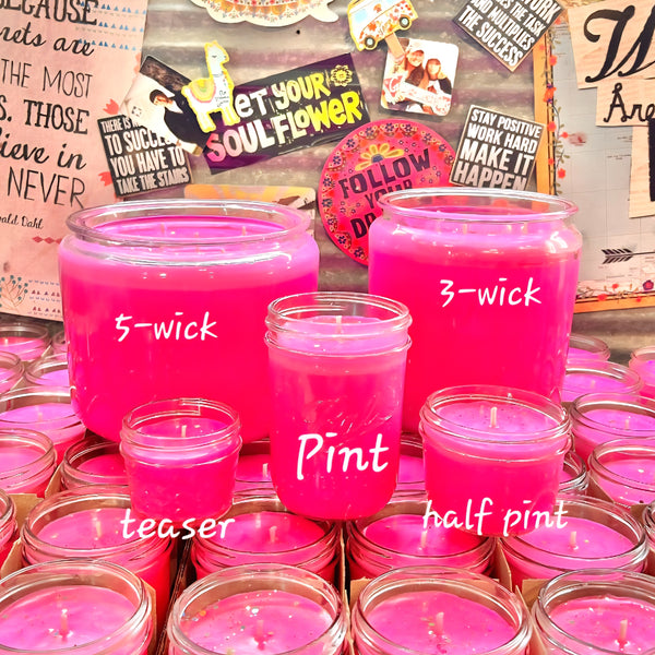 Pink Sugar Collection - Candle Queen Candles